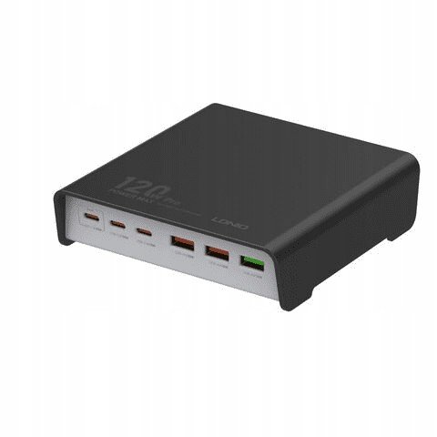 Bezpečná nabíječka Ohnivzdorná 120W 6 Usb A a C portů Ldnio Q605 9S