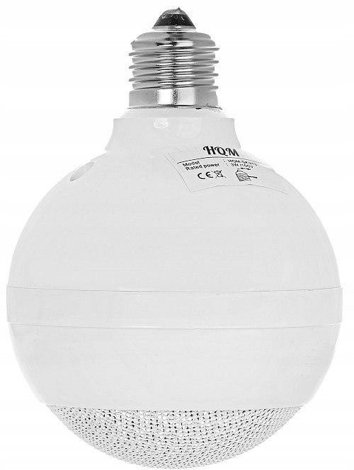Kulový reproduktor HQM-SK313 3W 100V závit E27 Bílý