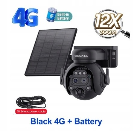 G-vision Solární Kamera Na Sim Kartu 4g Lte Ubox