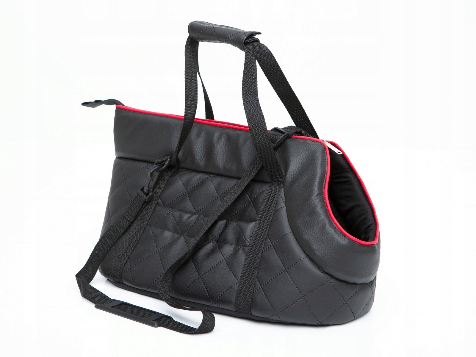 Přepravní taška z Eko kůže R1, černá barva