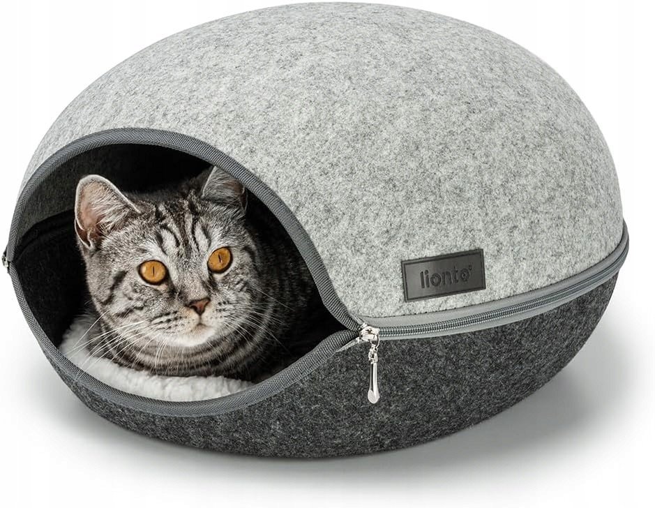 lionto pelíšek pro kočky z plsti 46x38x24 cm