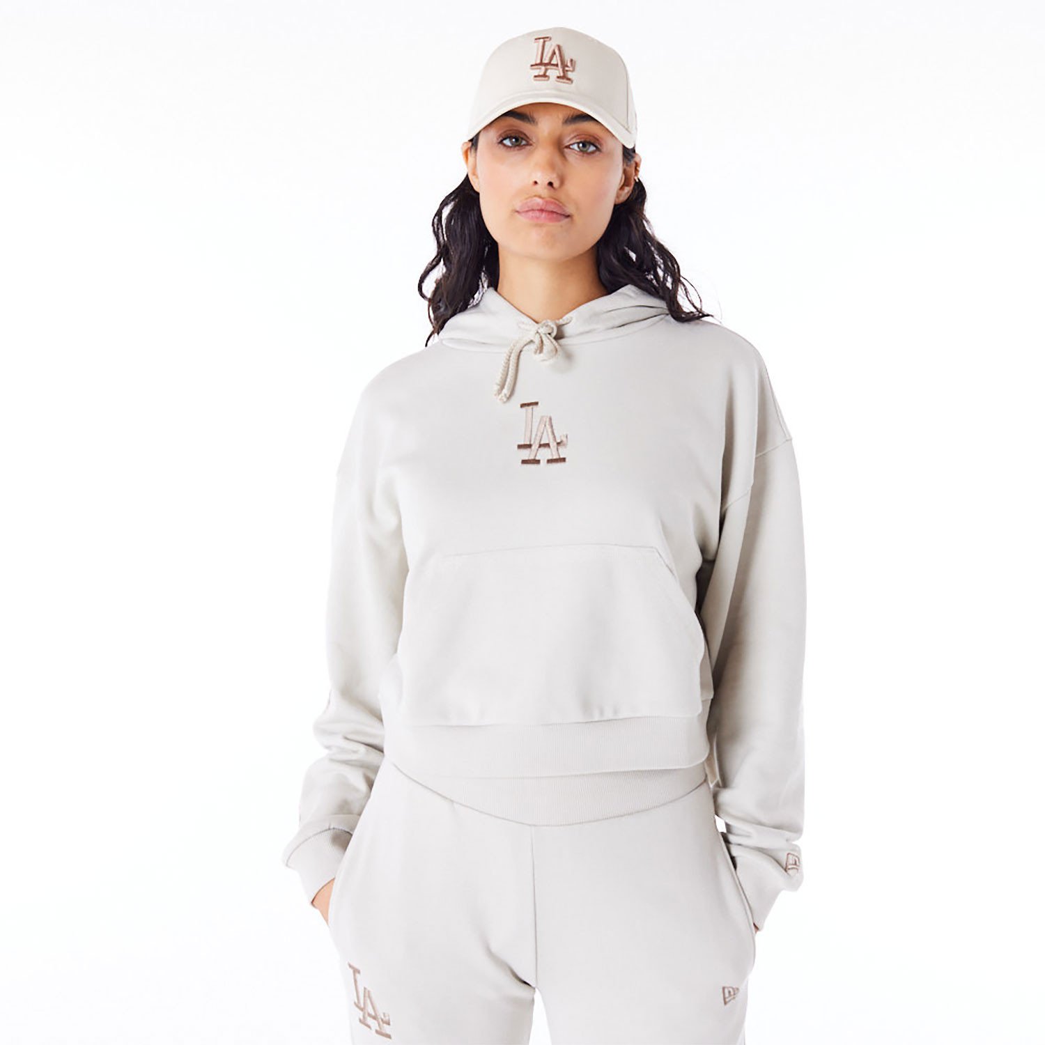 NEW ERA MLB Lifestyle crop hoody LOSDOD Dámská mikina US L 60435287