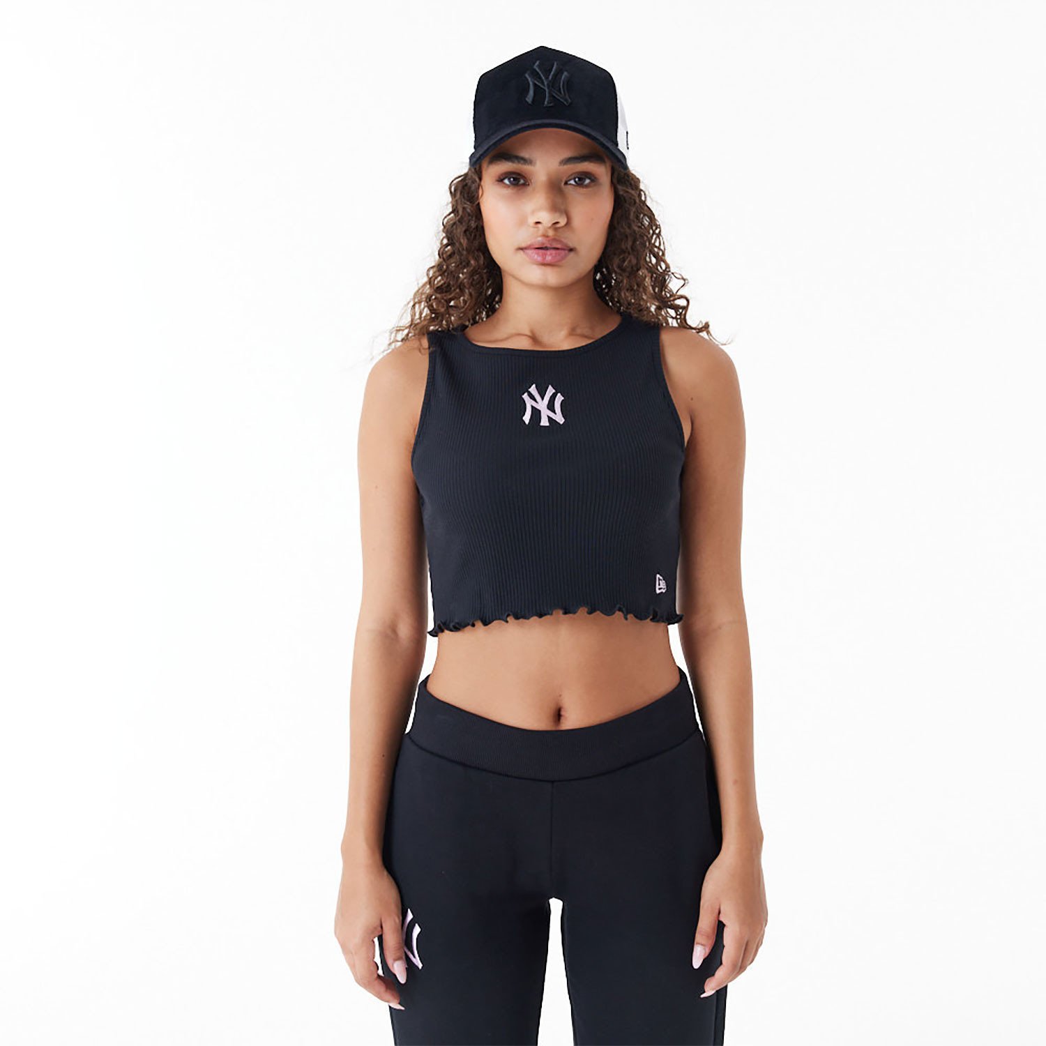 NEW ERA MLB Lifestyle crop tank NEYYAN Dámské tílko US L 60435297