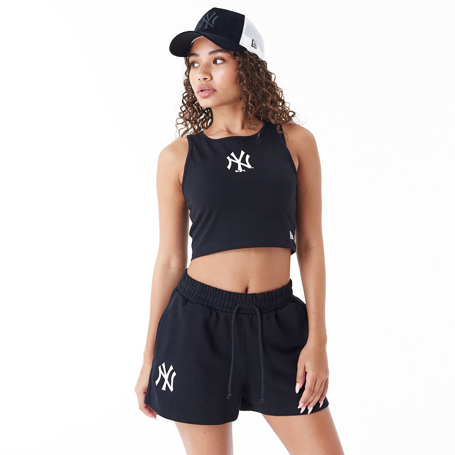 NEW ERA MLB Le crop tank NEYYAN Dámské tílko US L 60435314