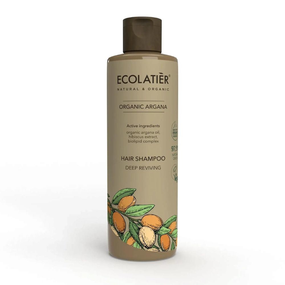 Šampon na vlasy hloubkově vyživující Organic Argana - 250 ml - Ecolatier