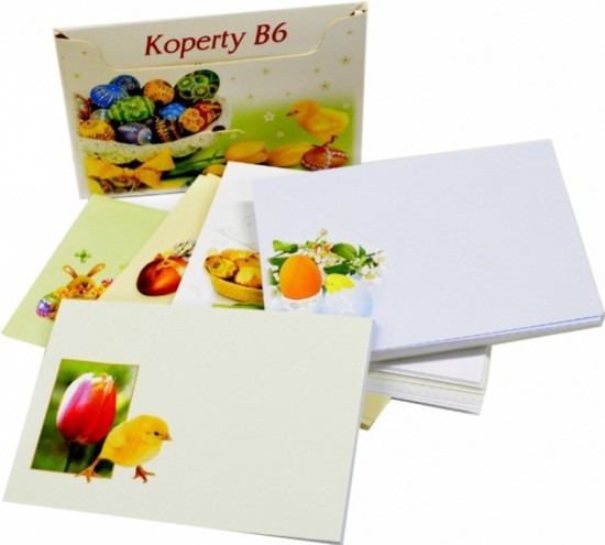 POL-MAK Barevné obálky B6 - 100 ks - mix barev