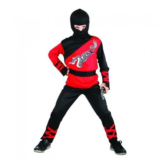 GoDan Dětský kostým - DRAGON NINJA - vel. 110–120 cm - 408368