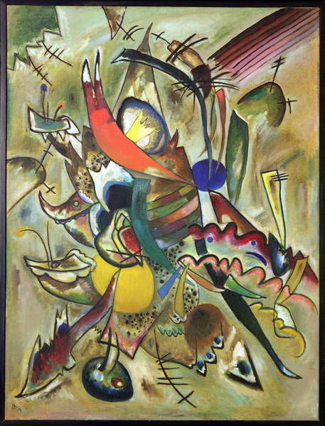 Wassily Kandinsky Wassily Kandinsky - Obrazová reprodukce Picture with Points, 1919, (30 x 40 cm)