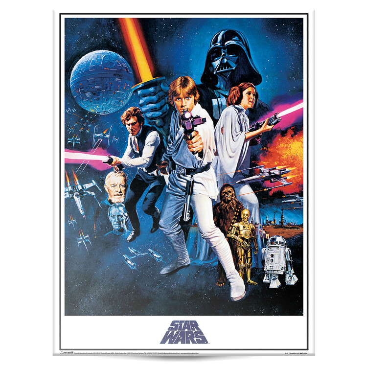 PYRAMID Plechová cedule Star Wars - Classics, (30 x 40 cm)