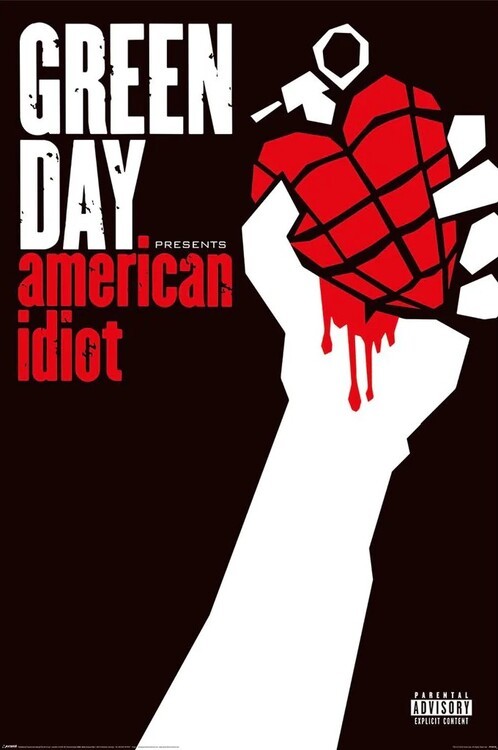 PYRAMID Plakát, Obraz - Green Day - American Idiot Album, (61 x 91.5 cm)