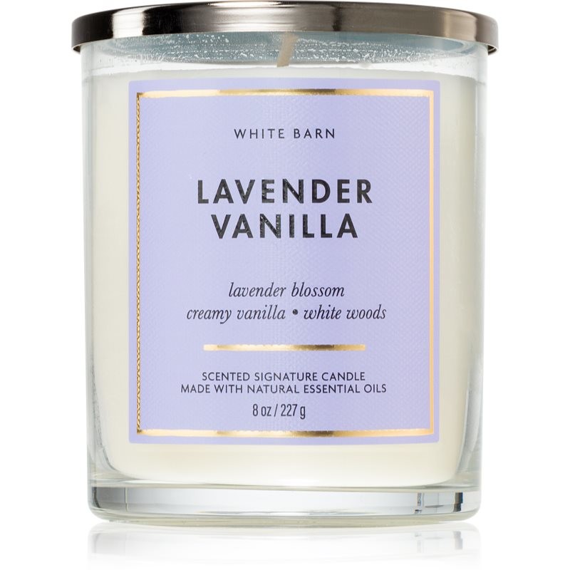 Bath & Body Works Lavender Vanilla vonná svíčka 227 g