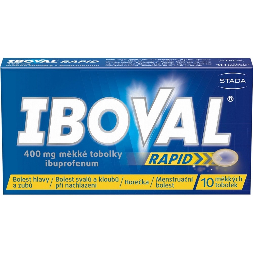 Iboval Rapid 400mg měkké tobolky 10