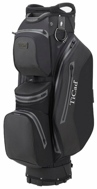Ticad FO 14 Premium Water Resistant Black Cart Bag