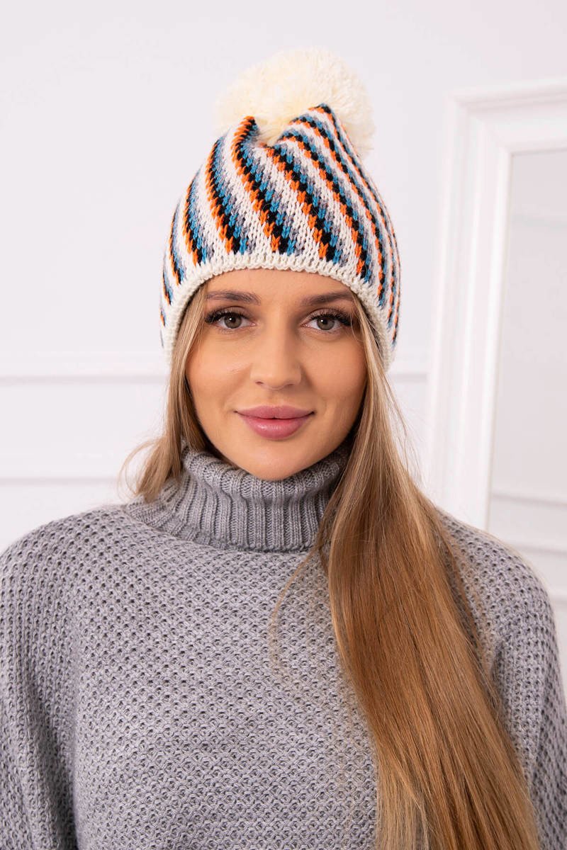 Kesi Dámská čepice Hanna ecru Univerzální