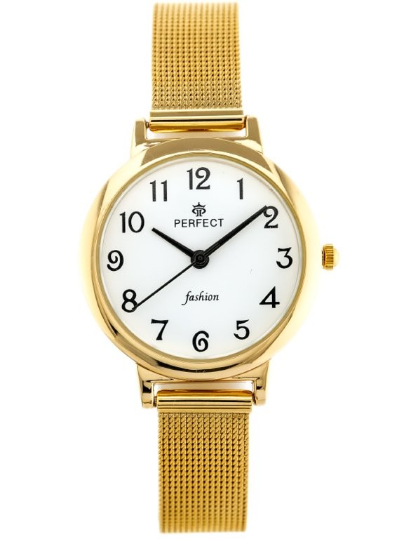 Perfect Dámské analogové hodinky Haregewoin zlatá Univerzální
