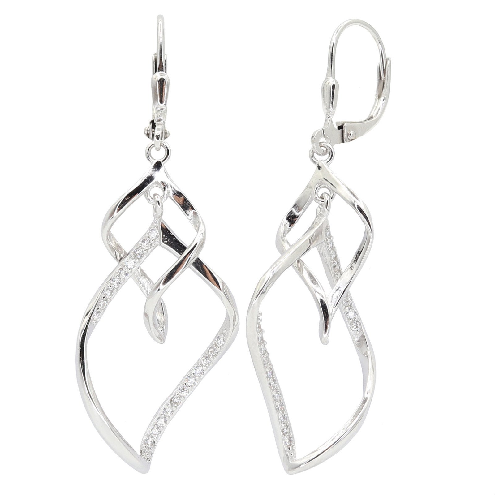 Stříbrné náušnice 105989