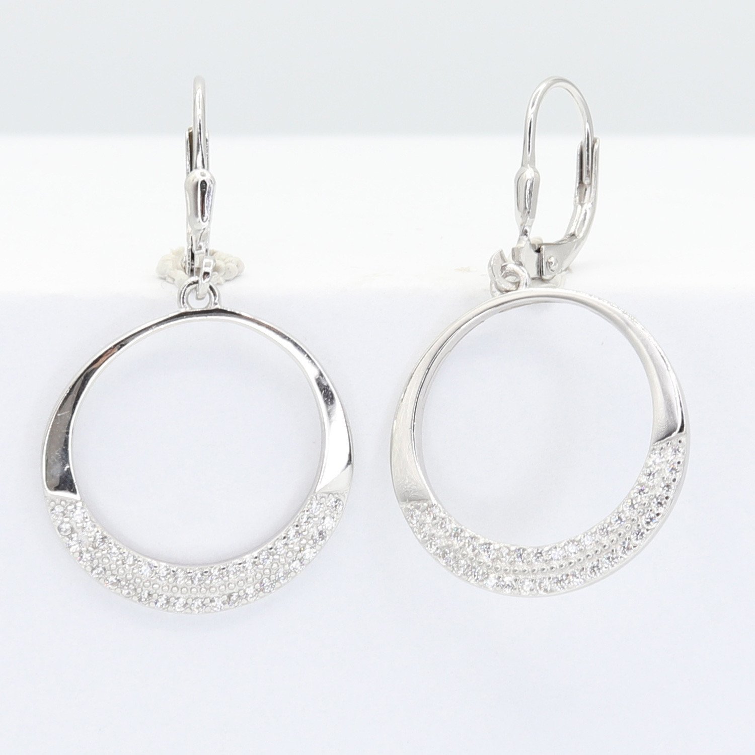 Stříbrné náušnice 105993