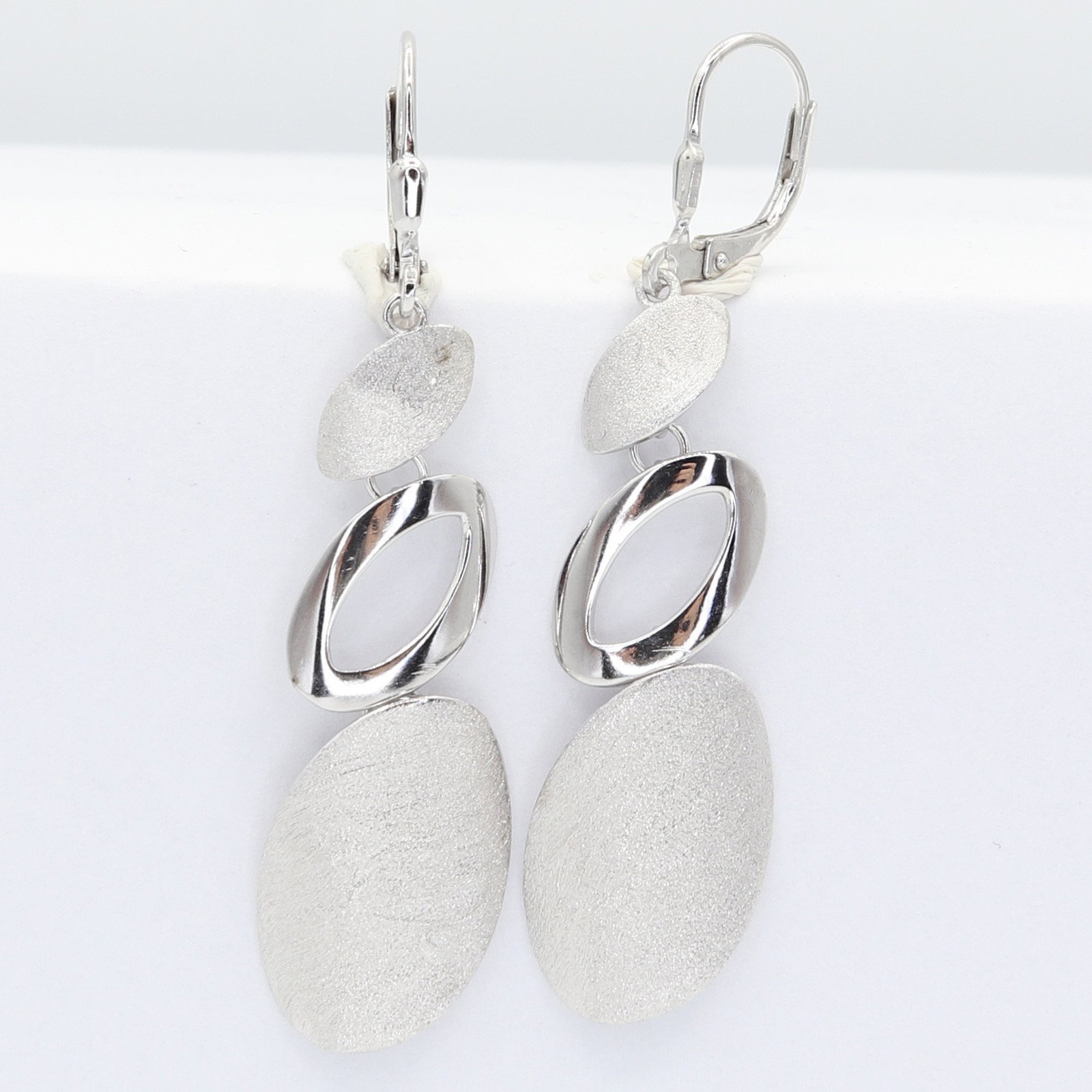 Stříbrné náušnice 106007