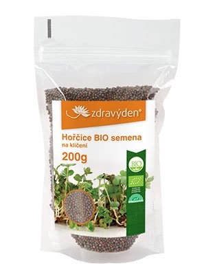 ZdravýDen Bio hořčice semena na klíčení 200 g