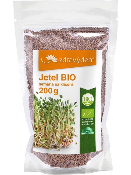 ZdravýDen BIO Jetel semena na klíčení 200 g