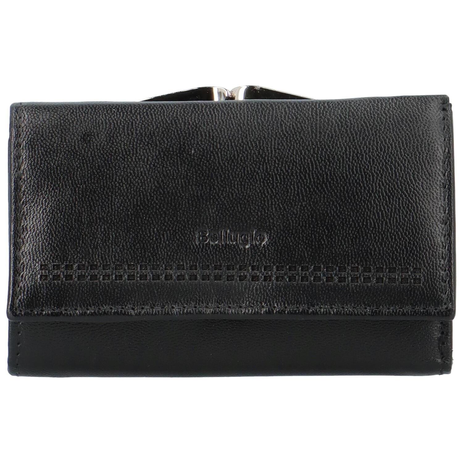 Dámská kožená peněženka černá - Bellugio Xagnana černá