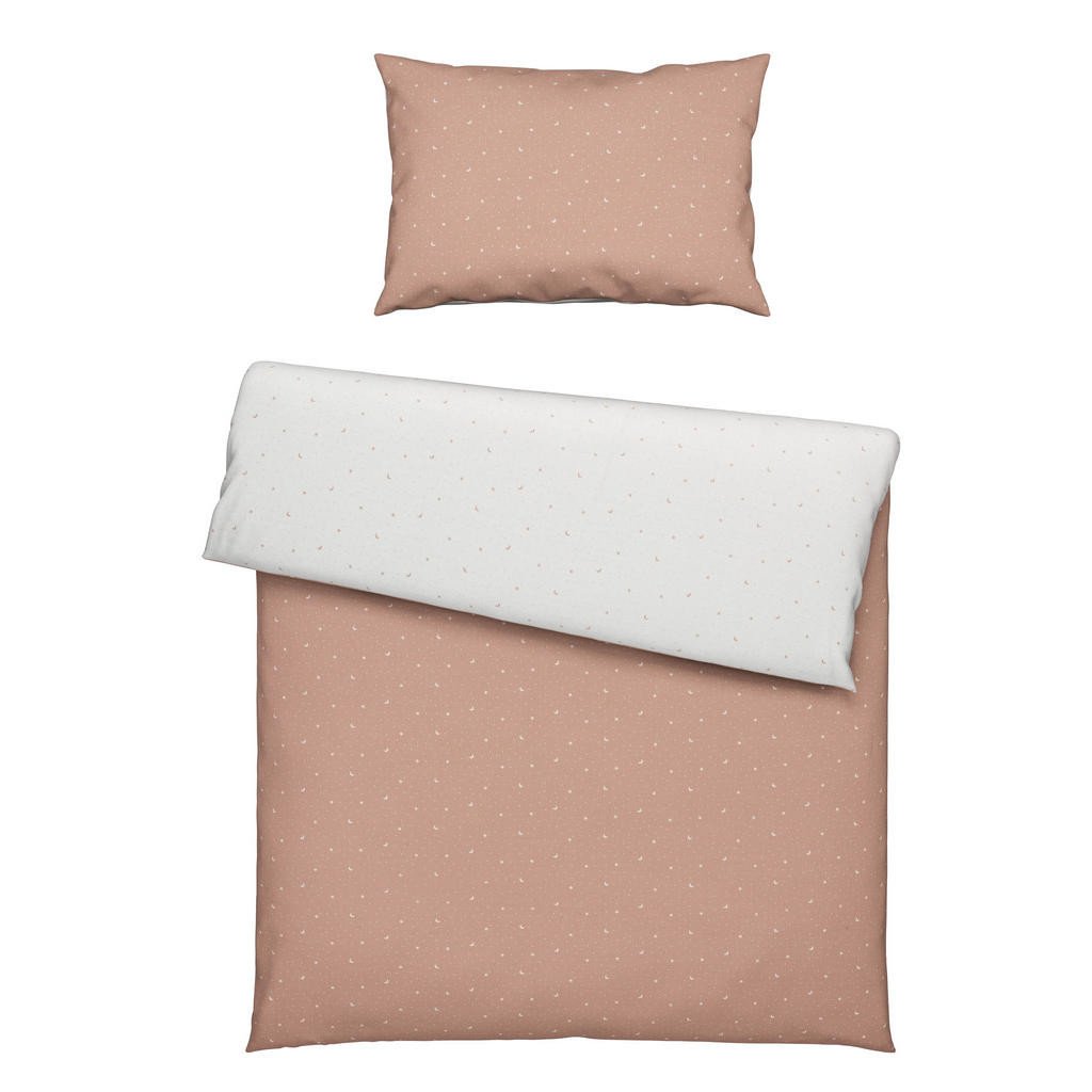 Patinio OBOUSTRANNÉ POVLEČENÍ, mušelín, hnědá, béžová, 100/135 cm