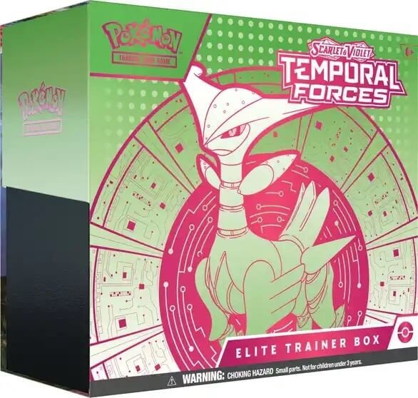 Pokémon Temporal Forces Elite Trainer Box - Iron Thorns (zelený)