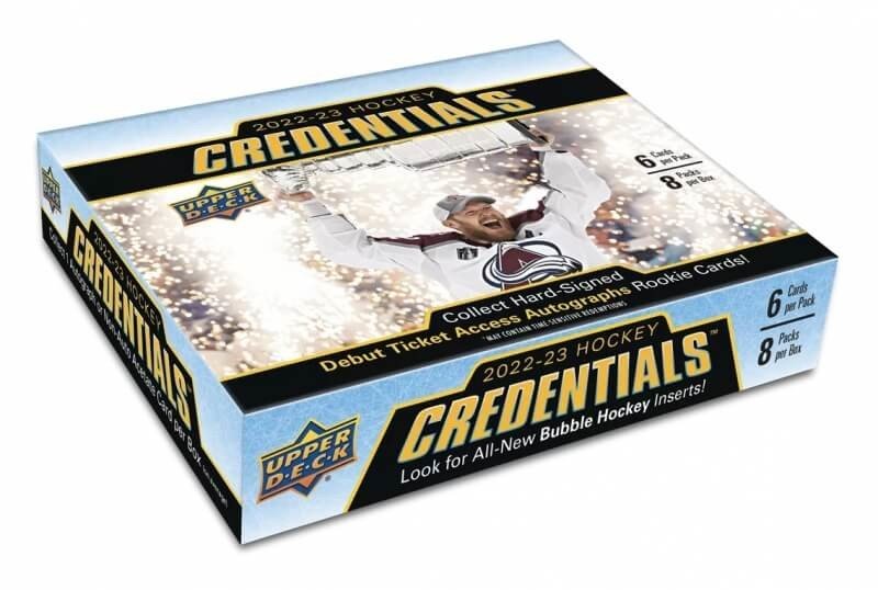 2022-2023 NHL Upper Deck Credentials Hockey Hobby Box