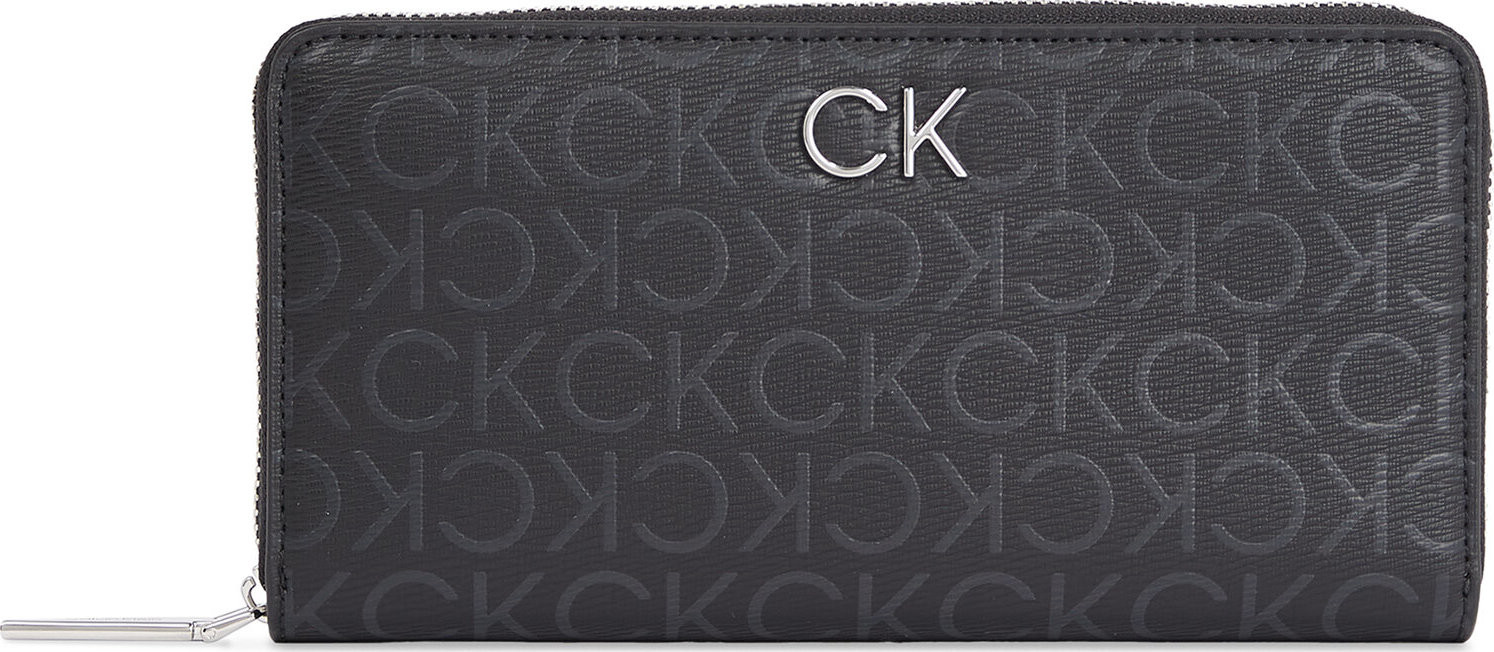 Velká dámská peněženka Calvin Klein Ck Daily Lg Z/A Wallet_Epi Mono K60K611771 Black Epi Mono 0GJ