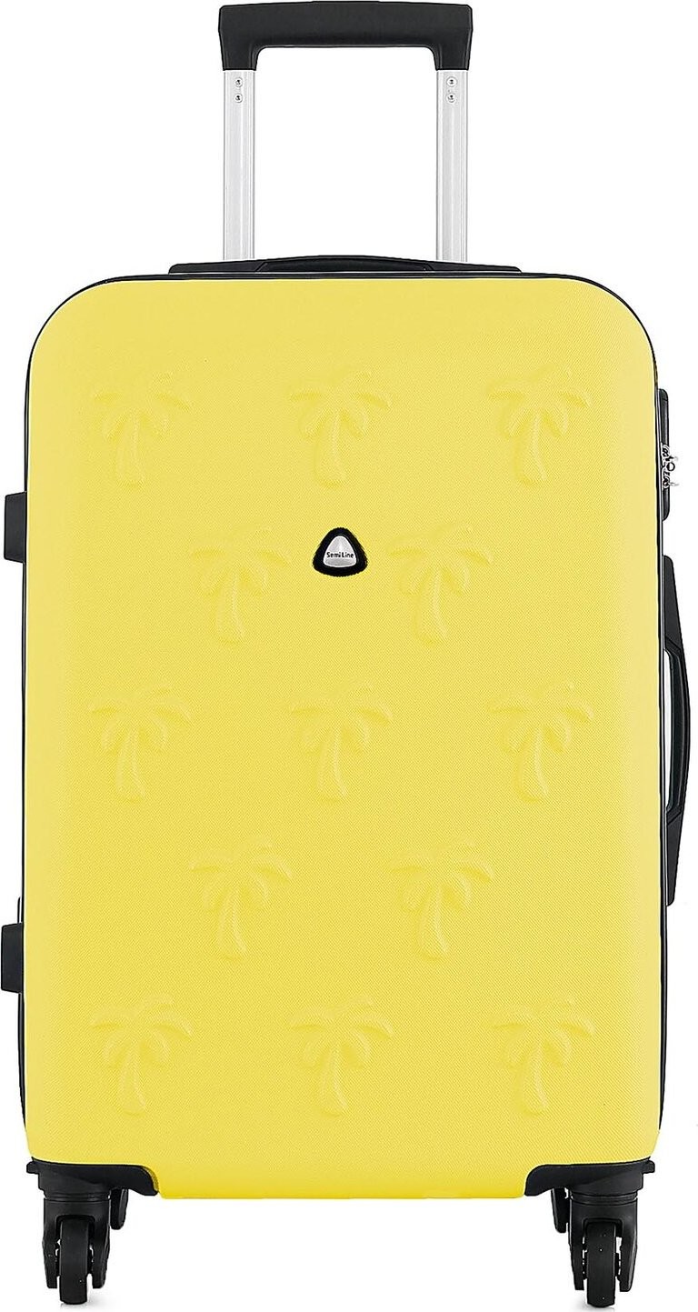 Velký kufr Semi Line T5629-6 Žlutá