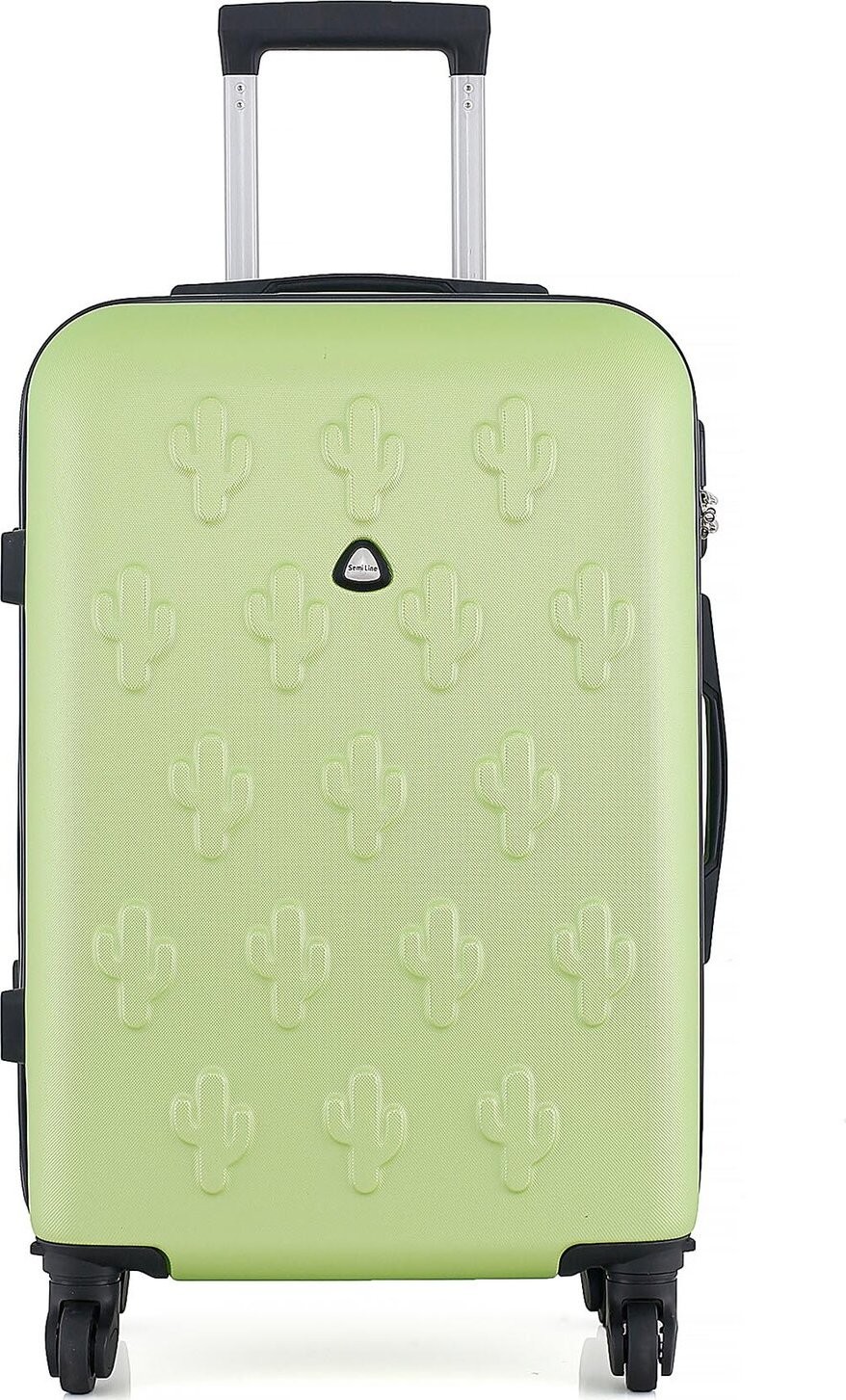 Velký kufr Semi Line T5631-6 Zelená