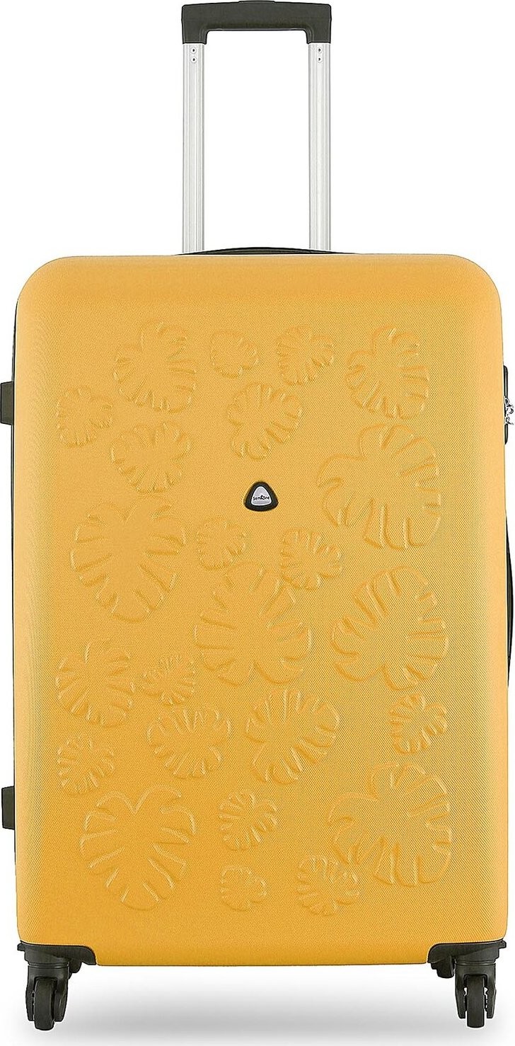 Velký kufr Semi Line T5590-6 Žlutá