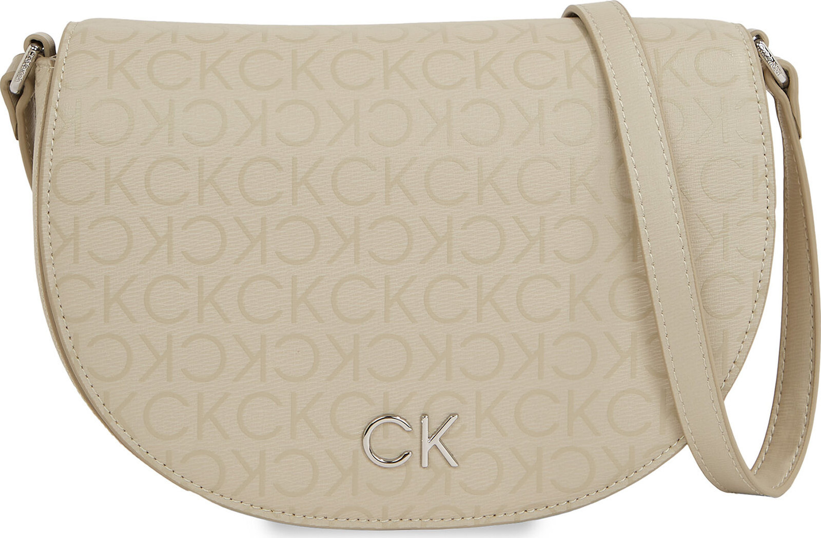 Kabelka Calvin Klein Ck Daily Saddle Bag_Epi Mono K60K611879 Stoney Beige Epi Mono PEA
