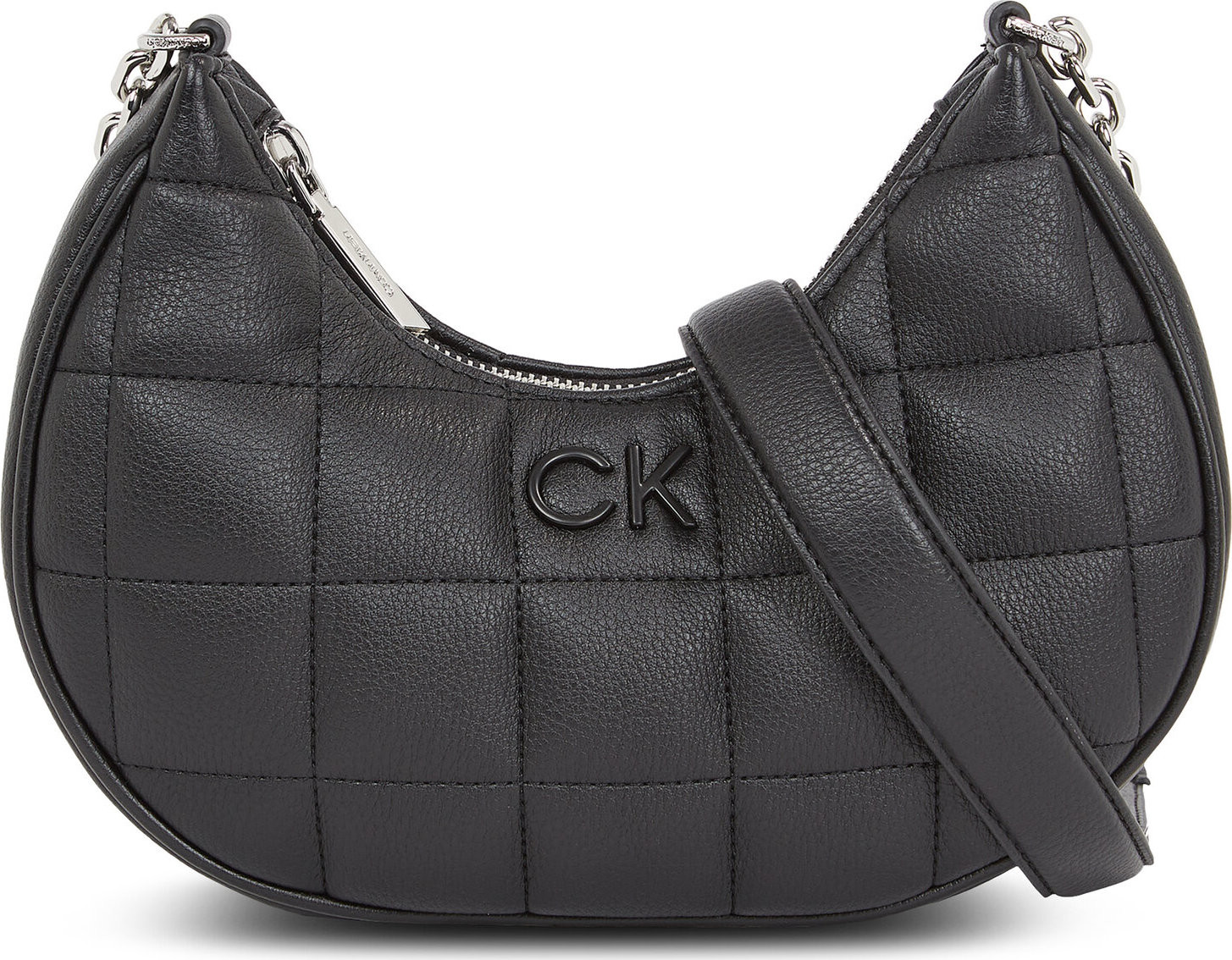 Kabelka Calvin Klein Square Quilt Chain Shoulder Bag K60K612018 Ck Black BEH