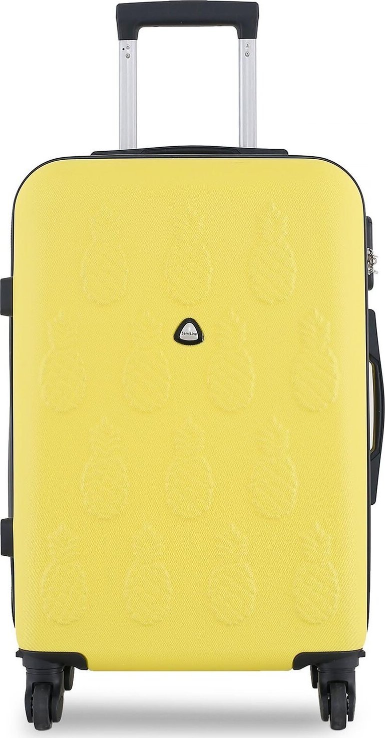 Velký kufr Semi Line T5619-6 Žlutá