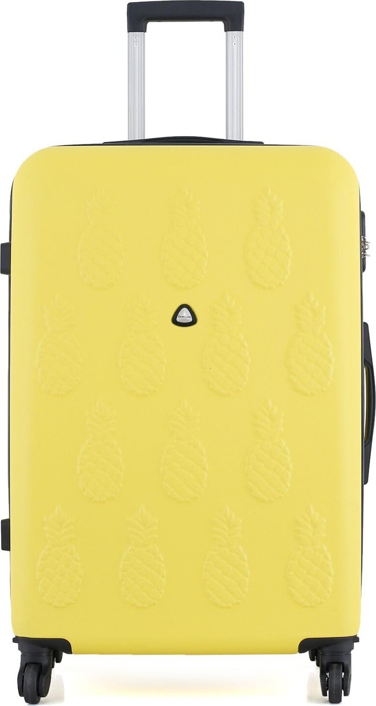 Velký kufr Semi Line T5571-5 Žlutá