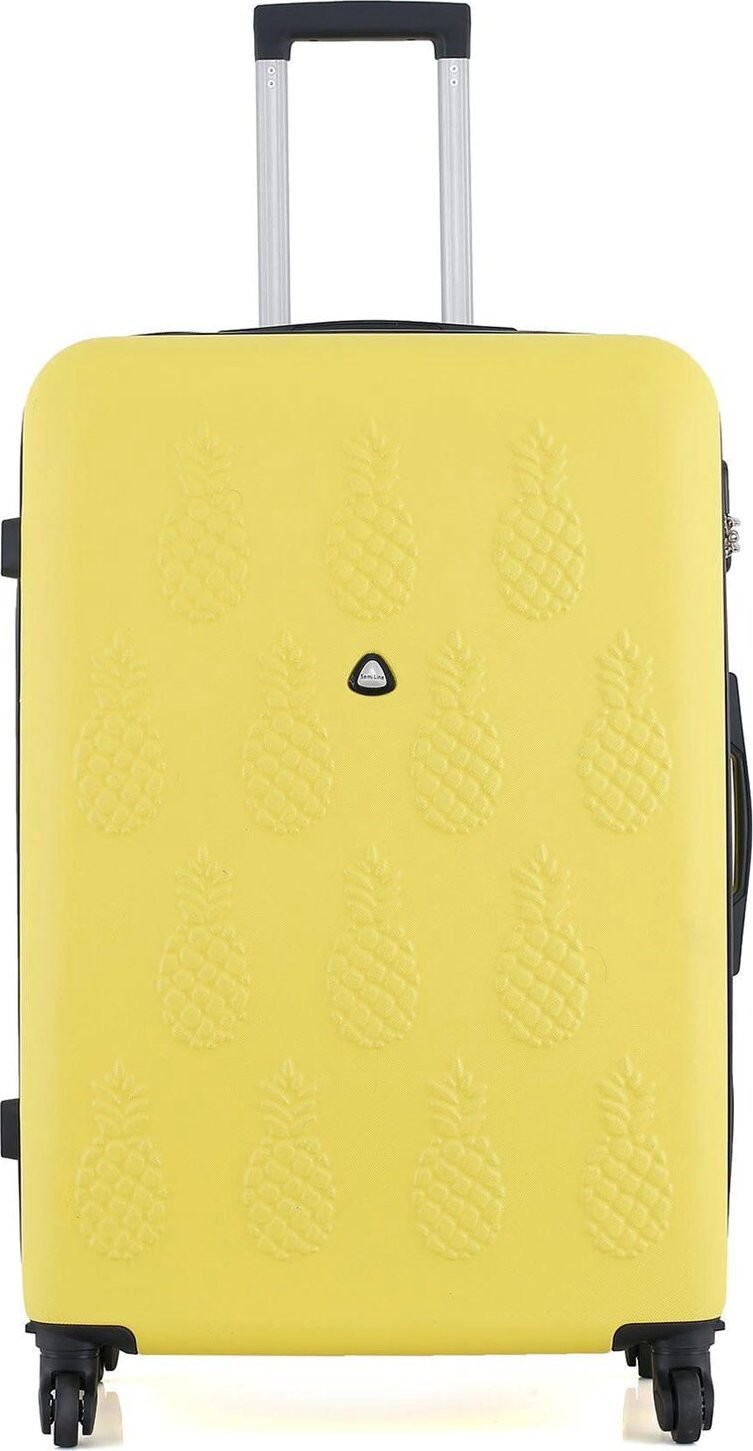 Velký kufr Semi Line T5571-6 Žlutá