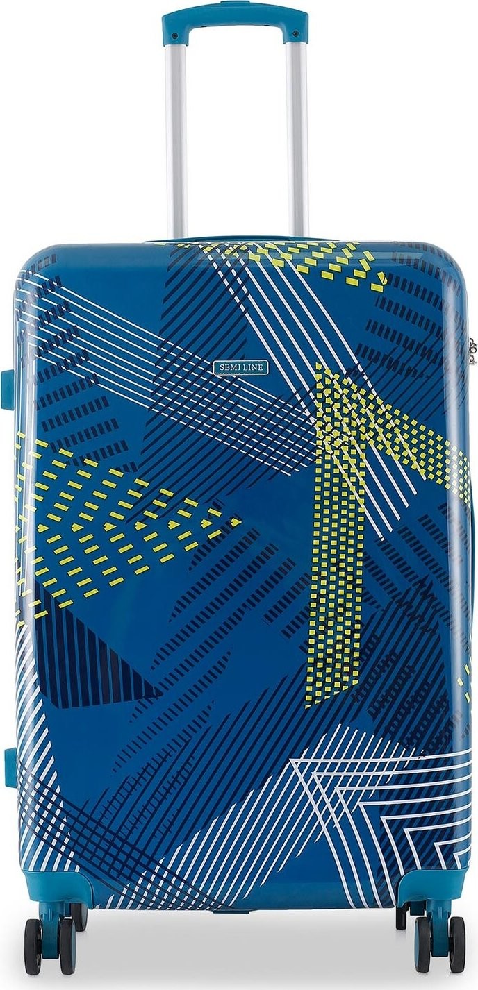 Velký kufr Semi Line T5652-3 Modrá
