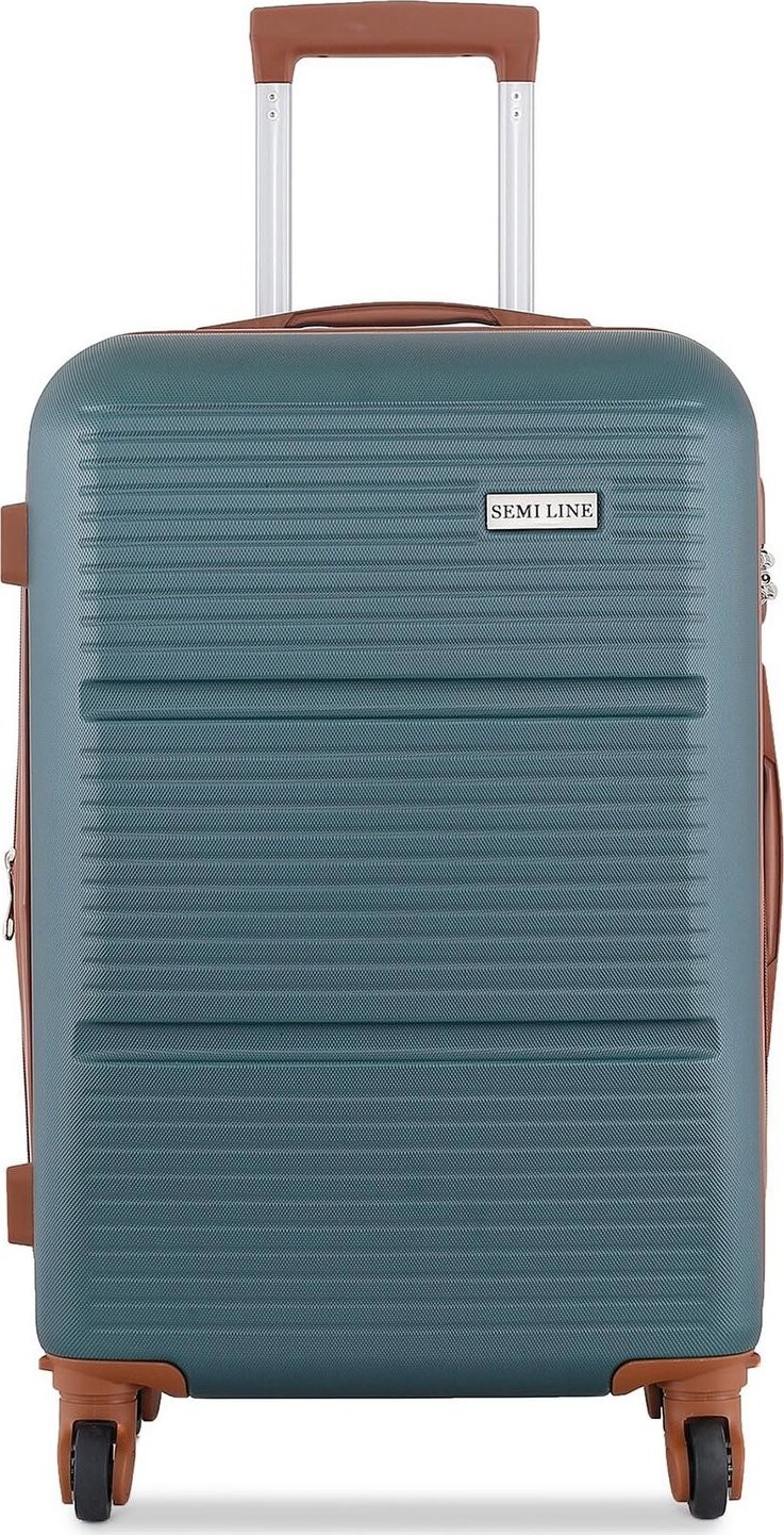 Velký kufr Semi Line T5641-6 Zelená