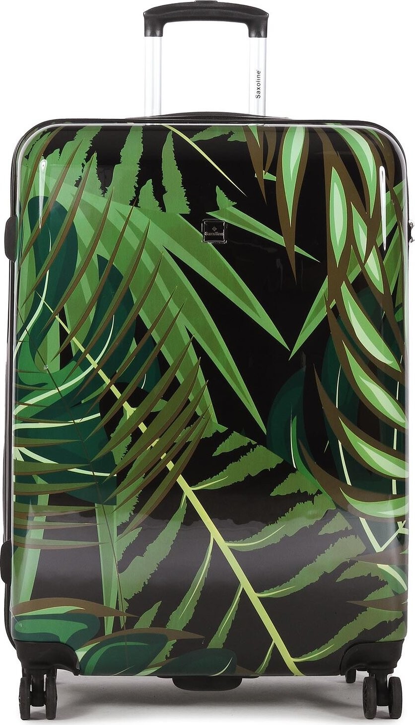Velký kufr Saxoline Sx Palm Leaves 1460H0.71.10 Černá