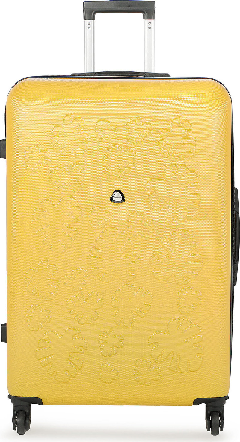 Velký kufr Semi Line T5546-6 Žlutá