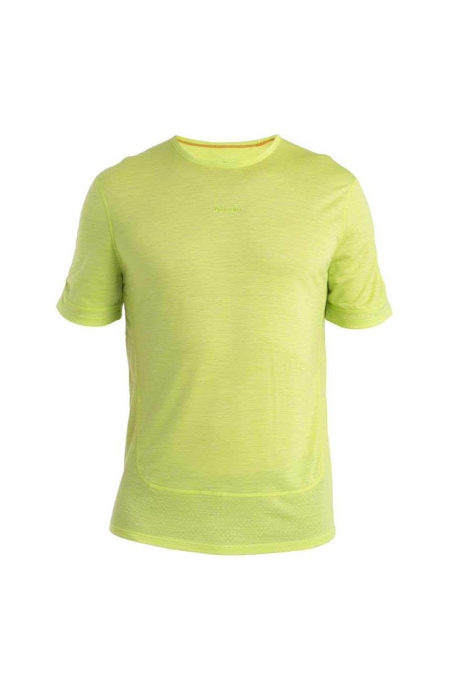 ICEBREAKER Mens Merino 125 ZoneKnit™ Energy Wind SS Tee, Hyper (vzorek) velikost: M
