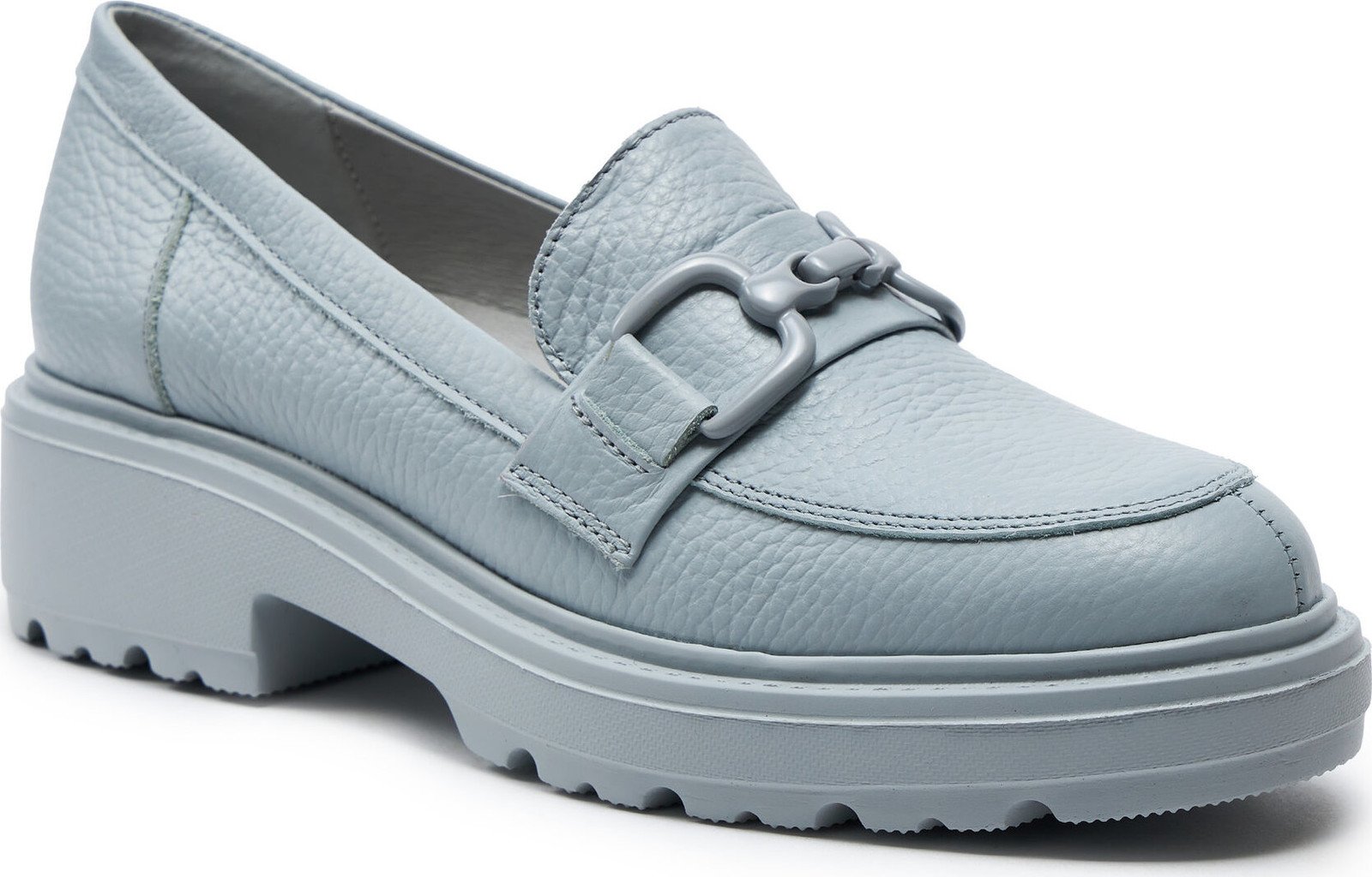 Loafersy Ryłko L2R40_V Błękitny 9RS