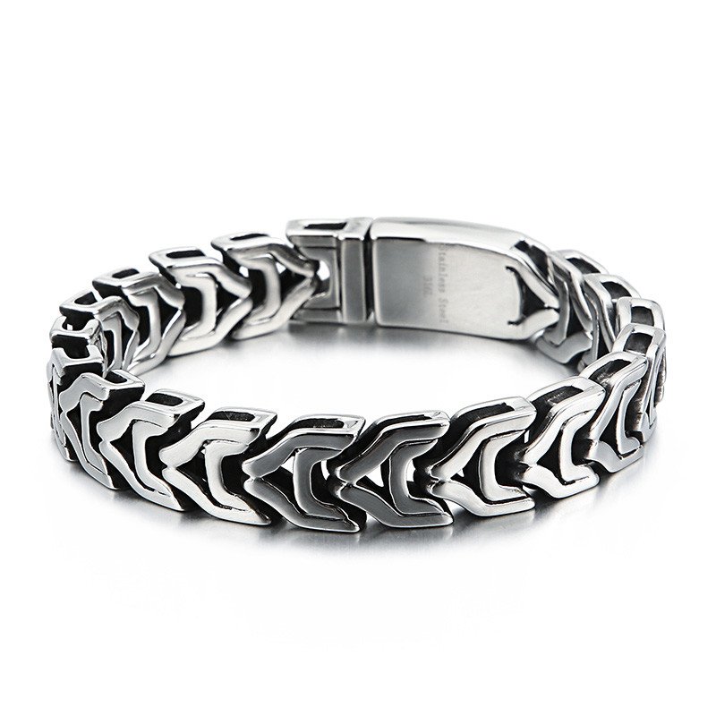 Royal Fashion pánský náramek KB112927-BD Velikost: 20 cm