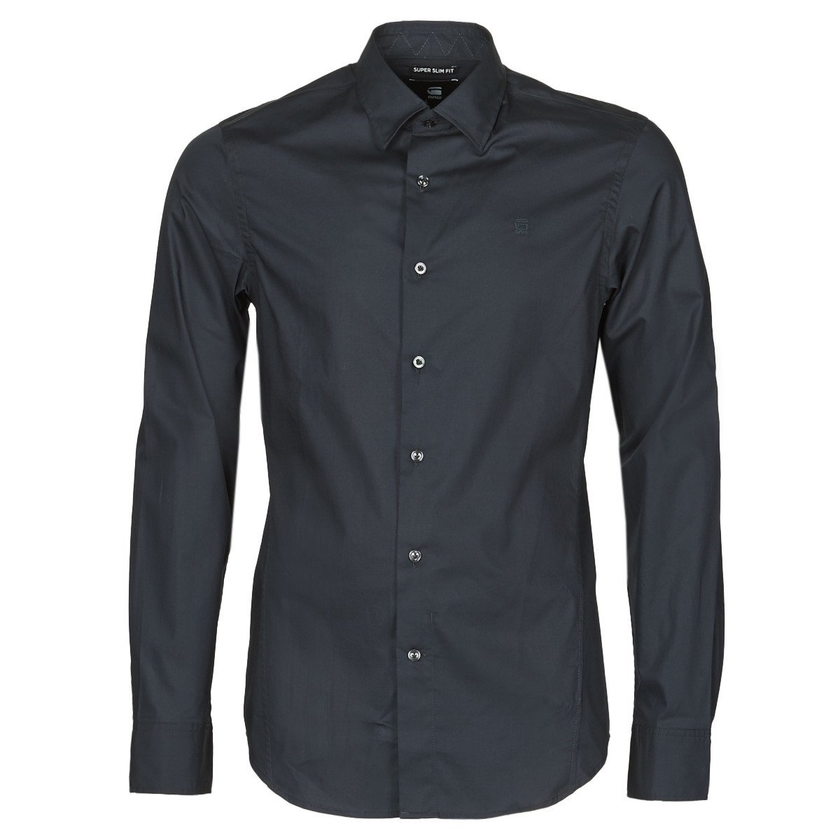 G-Star Raw  DRESSED SUPER SLIM SHIRT LS  Černá