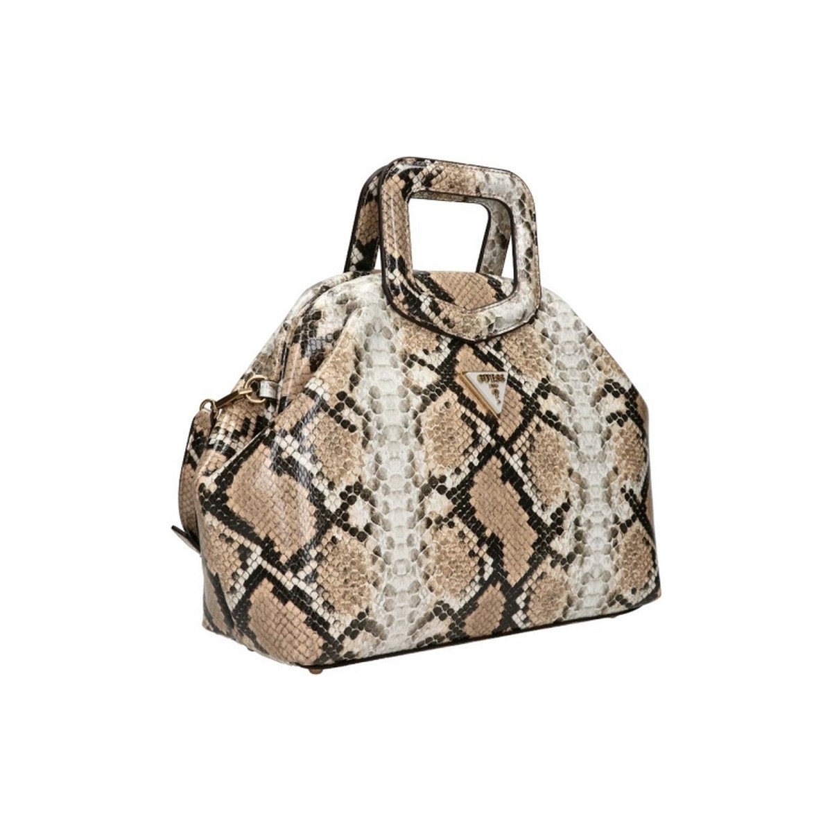 Guess  ERRIN FRAME CLUTCH  Béžová