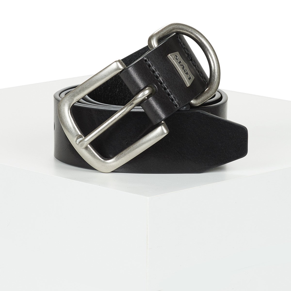 Levis  LUX LEATHER BELT  Černá