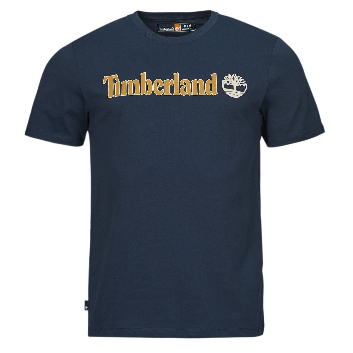 Timberland  Linear Logo Short Sleeve Tee  Tmavě modrá