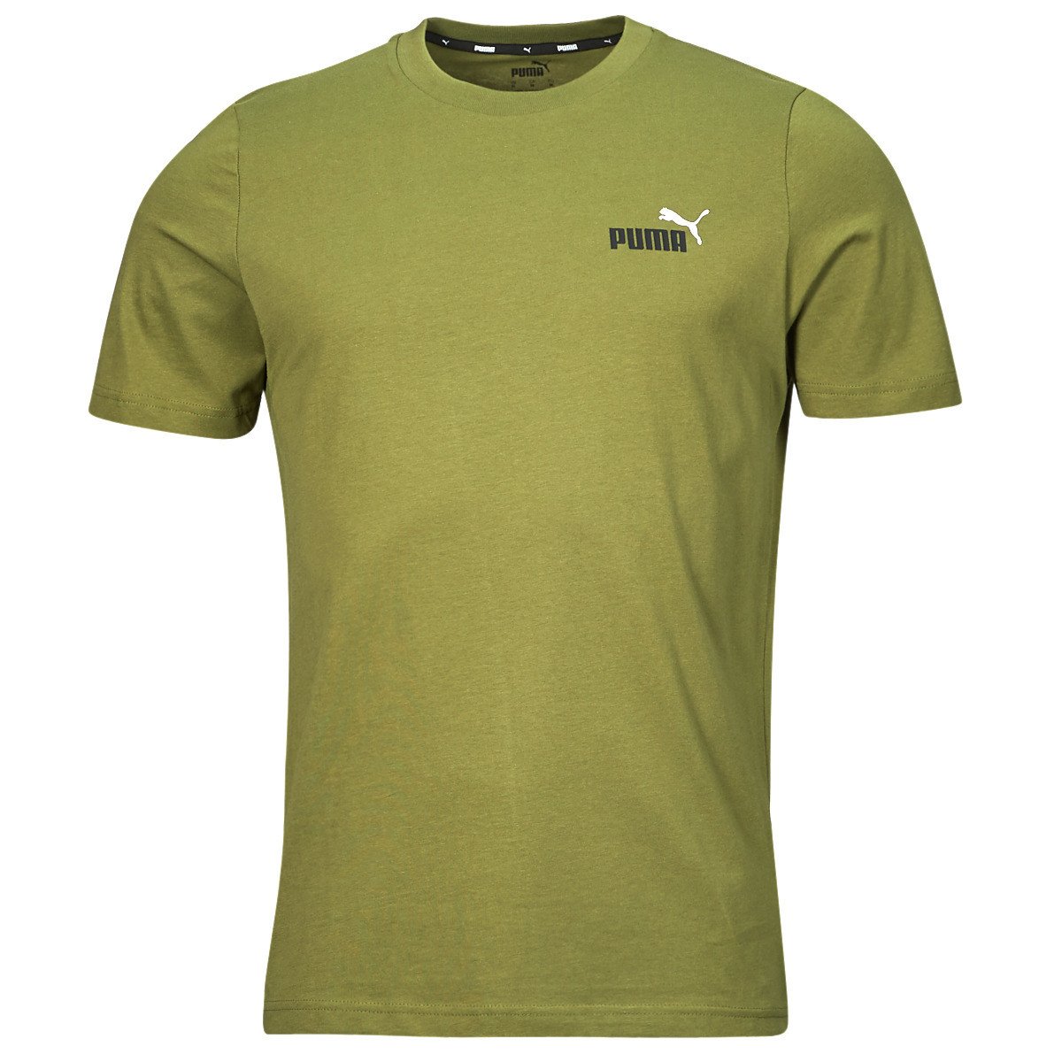 Puma  ESS+ 2 COL SMALL LOGO TEE  Khaki