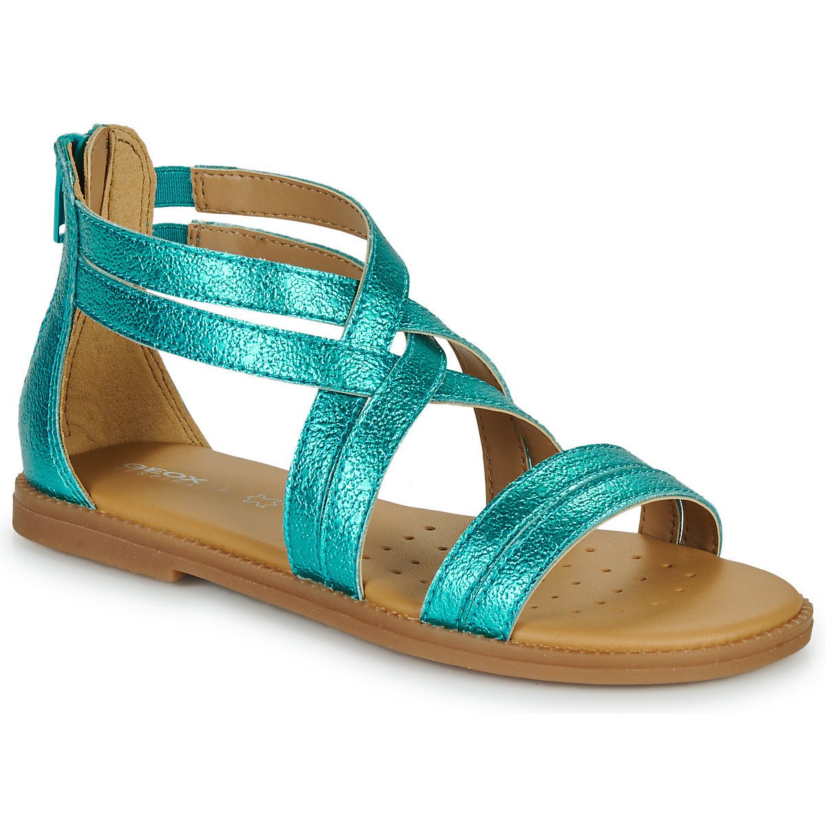 Geox  J SANDAL KARLY GIRL  Modrá